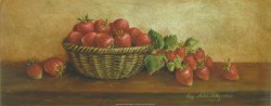 Basketful of Strawberries by Peggy Thatch Silbey