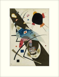 Zwei Schwarze Flecke by Wassily Kandinsky