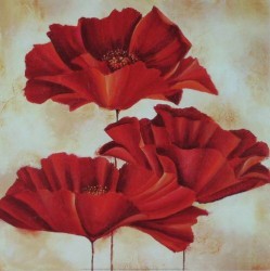 Three Poppies by Nicola Rabbett