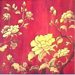 Lacquer Floral III by Mandy Boursicot 