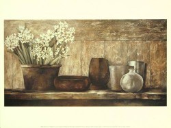 Hyacinth on a Sideboard by Linda Thompson