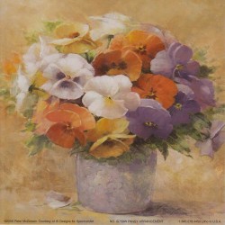 Pansy Arrangement by Peter McGowan