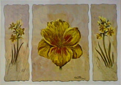 Yellow Composition in Three by Katharina Schottler