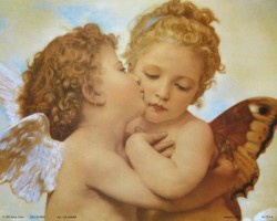 Putto's Kiss by E M Munier