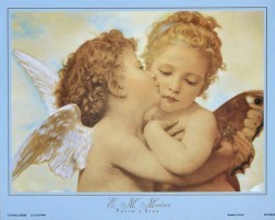 Putto's Kiss by E M Munier