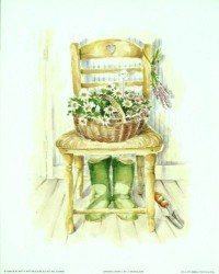 Gardening Chair II by Julie Nicholson