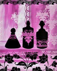 Perfume Bottle Silhouette by Karen Tye Bentley