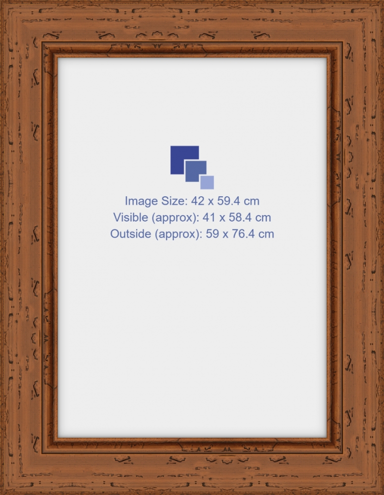 A2 Certificate Frame Walnut 9cm 369A | Frameshop