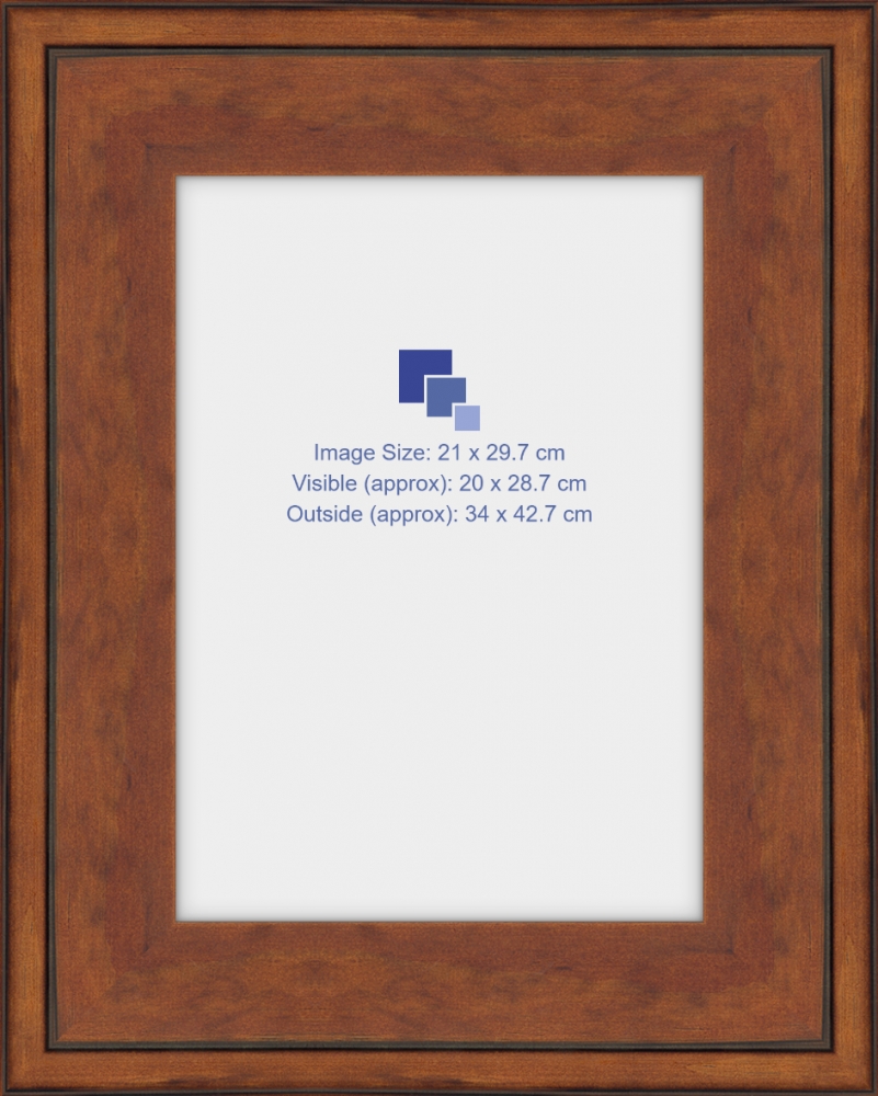 A4 Certificate Frame Dark Oak 317B | Frameshop